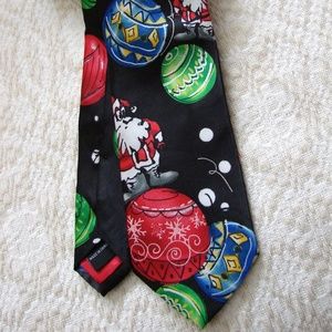 Jerry Garcia Christmas necktie men 3 1/4 x 61
